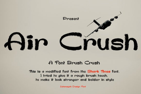 Air Crush Font: A Display Typeface for Bold Creative Marketing