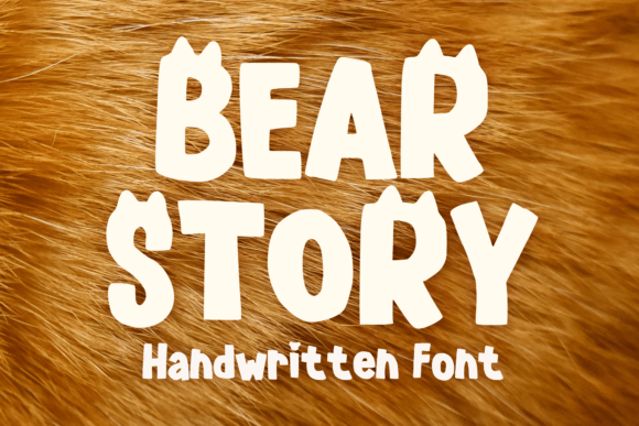 Bear Story Font: A Playful Display Typeface for Your Brand