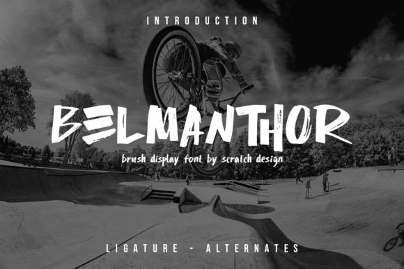 Belmanthor: A Bold Urban Display Font for Editorial Projects