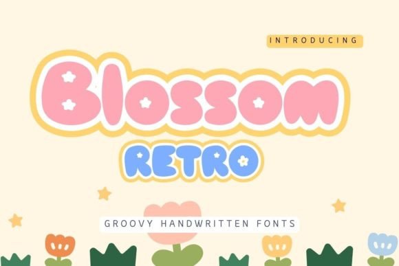 Blossom Retro: A Display Font That Makes Summer Campaigns Instantly Recognizable