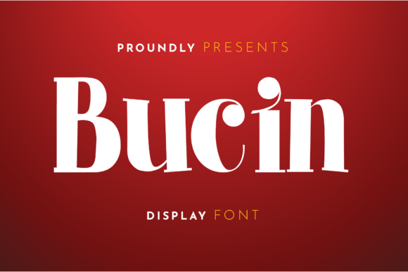Bucin Font: A Natural Brush Display Typeface for Editorial Design