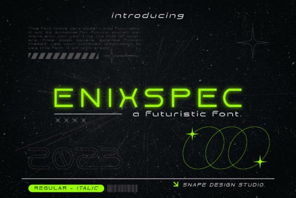 Enixspec Display Font Makes Campaign Visuals Unmissable