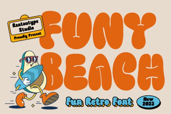 Funy Beach: When Display Typography Feels Alive
