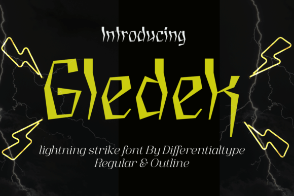 Gledek: A Bold, Lightning-Fast Display Font for Real Branding