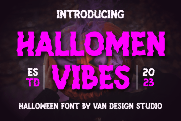 Hallomen Vibes: A Display Font That Strengthens Your Brand Identity
