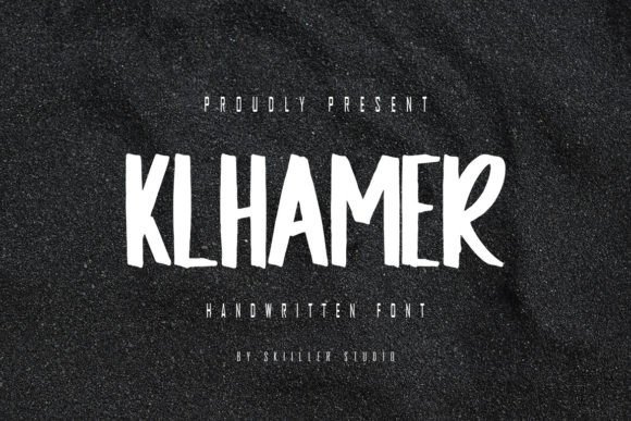 Klhamer: A Lively Handwritten Display Font for Campaigns