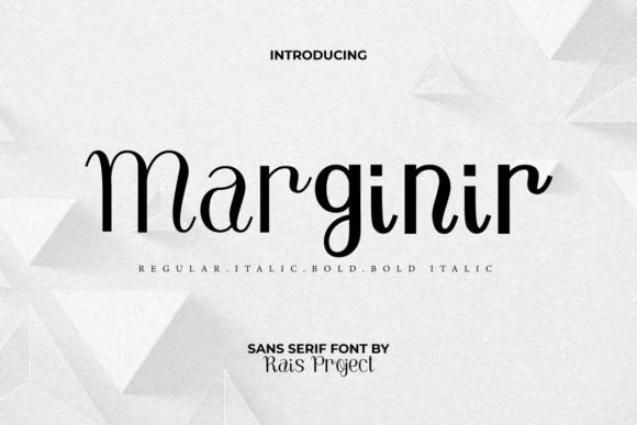 Marginir: A Display Font That Makes Handmade Products Shine