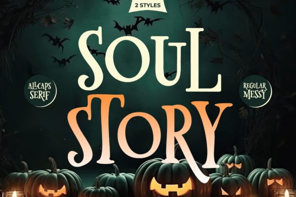 Soul Story: A Playful Display Font for Digital Branding