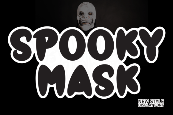 Spooky Mask: A Friendly Display Font for Handmade Charm