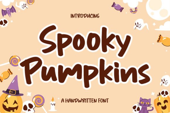 Spooky Pumpkins: A Display Font That Delivers Halloween Personality