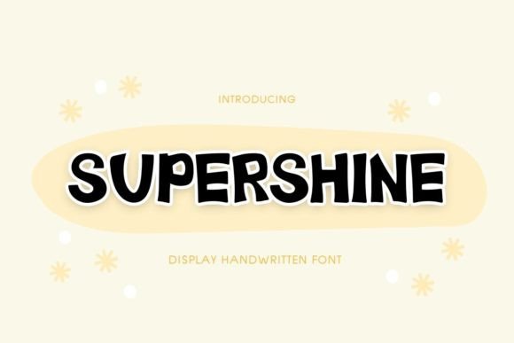 Super Shine: The Groovy Display Font for Marketing Visuals