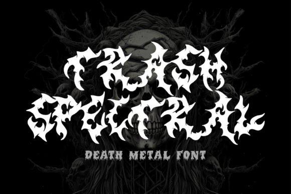 Trash Spectral Font: Raw Power for Crafted Products