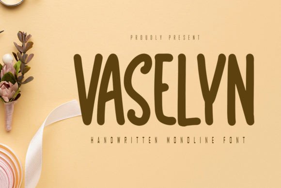 Vaselyn Font Review: A Dynamic Handwritten Typeface for Logos