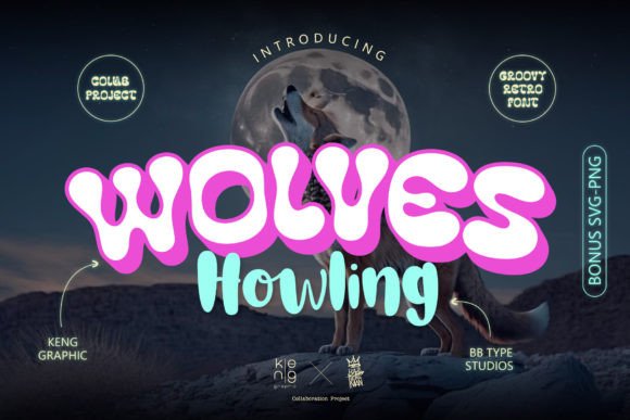 Wolves Howling: A Bold Display Font for Scroll-Stopping Campaigns