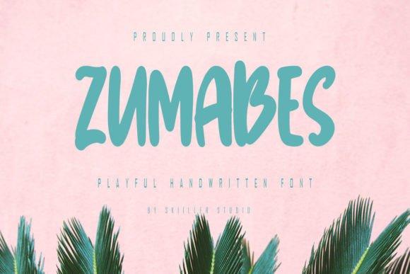 Zumabes: A Playful Sans Serif Font for Editorial Design